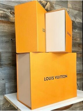 3 Bundle Louis Vuitton JUMBO Gift/Decor/Shoe/Handbag Boxes, 💯 Authentic